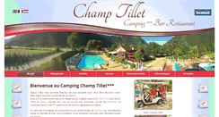 Desktop Screenshot of champtillet.com