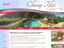 Tablet Screenshot of champtillet.com